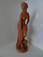 Very beautiful flawless towel female nude sculpture.