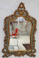 Díszes barokk - rokokó velencei fali tükör
