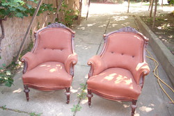 2-drb bécsi barokk fotel