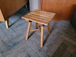 Régi retro fa gyerekszék sámli kis szék