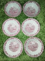 English soup plates -6pcs-