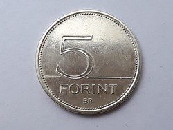Magyarország UNC 5 Forint 1993 érme - Magyar fém ötforintos 5 Ft 1993 pénzérme