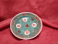 Famille jaune, antique Chinese porcelain ring bowl