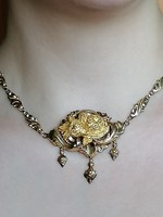Biedermeier gold necklace