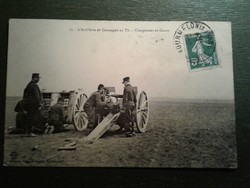 I. világháború nyugati front - francia képeslap