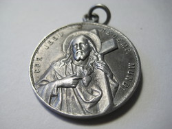 Antik  ezüst medál   , egyházi témájú  kb 30 mm
