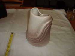 Kerámia váza (2/3) (25 cm) (aukció)