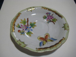Herendi, 11.4 cm small plate with a beautiful old victorian pattern