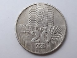 Poland 20 zloty 1976 coin - Polish 20 zl 1976 foreign coin