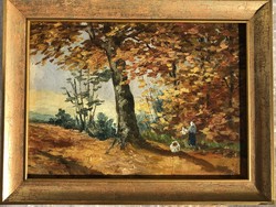 Unknown painter, unmarked, oil painting 29.5x38.5 cm