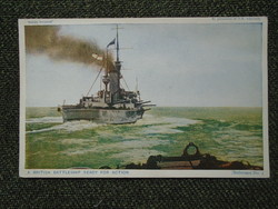 Brit hadihajó - angol képeslap