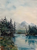 Erdei patak, Tom Glazar, bécsi festő