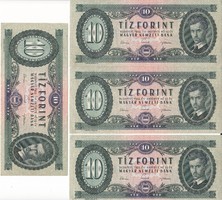 Magyarország sorszámkövető 10 forint 1962 nem volt forgalomban