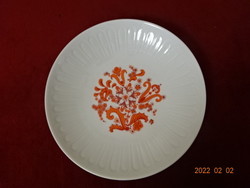 German porcelain deep plate, diameter 22.5 cm. He has! Jókai.