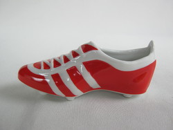 Hollóházi porcelán foci cipő