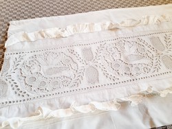 Madeira lace pad pillowcase