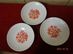 Német porcelán mélytányér, átmérője 22,5 cm. Vanneki! Jókai.