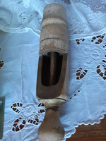 Boros pincébe antik dugózó fából palackozó relikvia