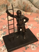 2023 Lucky chimney sweep bronze figure with ladder !!