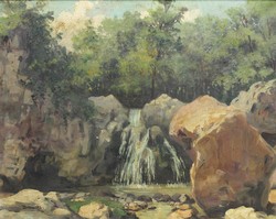 Barsi béla formed by a waterfall