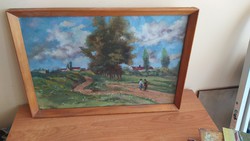 Festmény Fazekas szignóval 36x52 cm