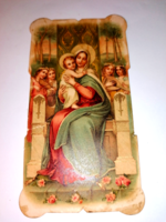 Antik, Szűz Mária szentkép, imalap, imakönyvbe  52.