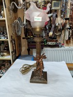 Old renovated table lamp