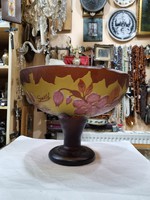 Collage in glass bowl