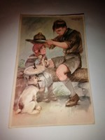 Ritka cserkész litho lap       135.