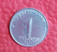 1 német pfennig 1952