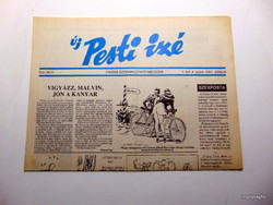 1991 June / new pest izé / old newspaper rarity no .: 21218