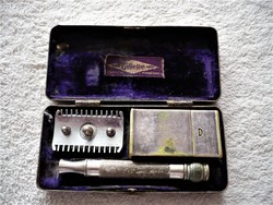 Old king gillette pocket edition travel razor set
