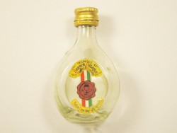Retro stamped peach brandy glass bottle - buliv unicum liqueur factory - 0.3 Cl - 1970s