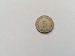 Németország 5 Pfennig 1889 J