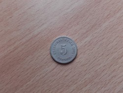 Németország 5 Pfennig 1875 J