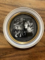 Small Saxon endre raven house porcelain plate