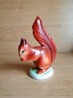 Hollóház porcelain squirrel figure 14 cm (po-4-2)