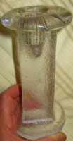 Vintage Pukeberg jég üveg gyertyatartó
