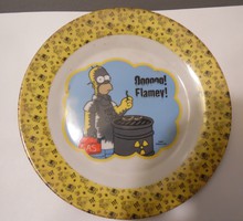 Simpson család Homer Simpson porcelán tányér