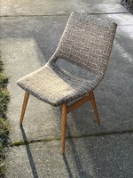 Burian judit retro gondola chair with original textile upholstery