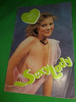 1990. 13. Number sexy lady Hungarian adult newspaper erotic publication according to the pictures