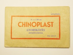 Retro Chinoplast gyorskötés papír tasak zacskó - Biogal Gyógyszergyár Debrecen - 1970-es évekből