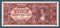 Százezer B.-pengő 1946 100000