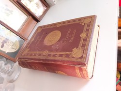 1886-os!! közel ezer oldalas antik angol könyv európai és keleti porcelán és majolika jelzésekkel