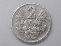 Poland 2 zloty 1960 coin - Polish 2 zl 1960 foreign coin