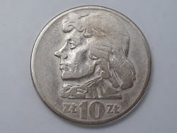 Lengyelország 10 Zloty 1959 érme - Lengyel 10 ZL 1959 külföldi pénzérme