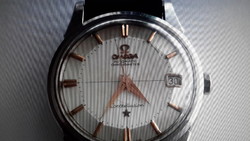 Omega constellation chronometer pie pan watch! Proportion steel