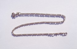 25.2 Cm. Long silver ankle chain