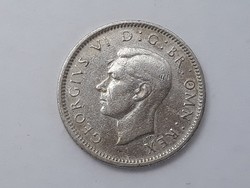 Egyesült Királyság Anglia 6 Pence 1948 érme - Brit Angol 6 pence 1948 külföldi pénzérme