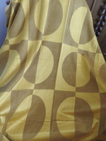 Blackout curtain with retro geometric pattern